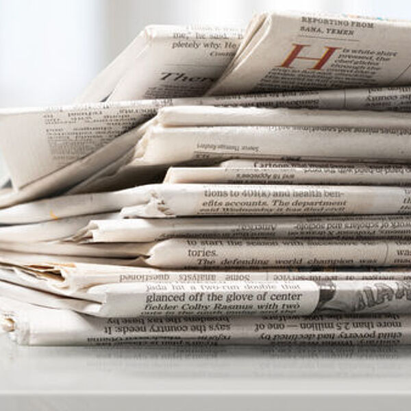 Zeitungsstapel